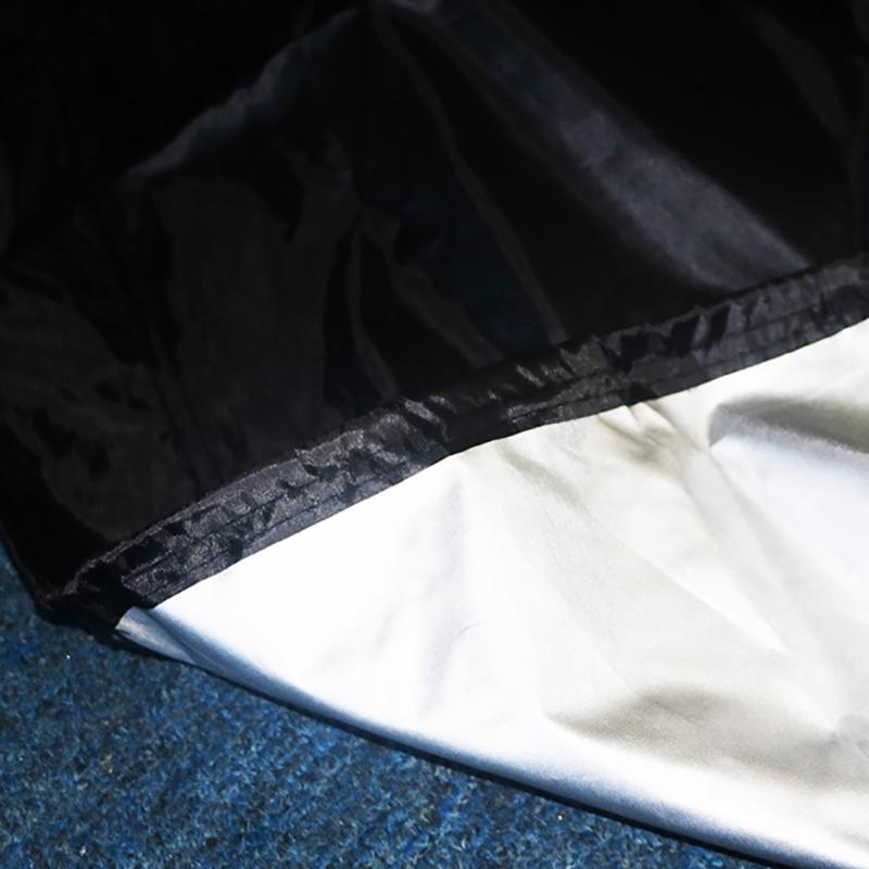 Foldable Outdoor Umbrella Cover - Uv Protection 210D Oxford Cloth 57X48X25Cm Black