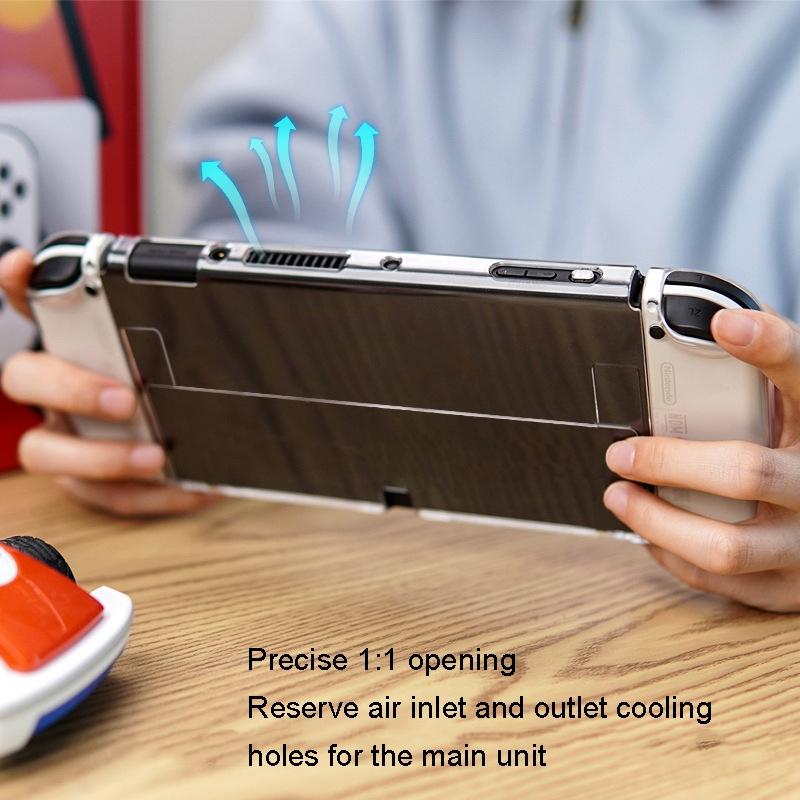 Crystal Tpu Pc Protective Case for Nintendo Switch Oled