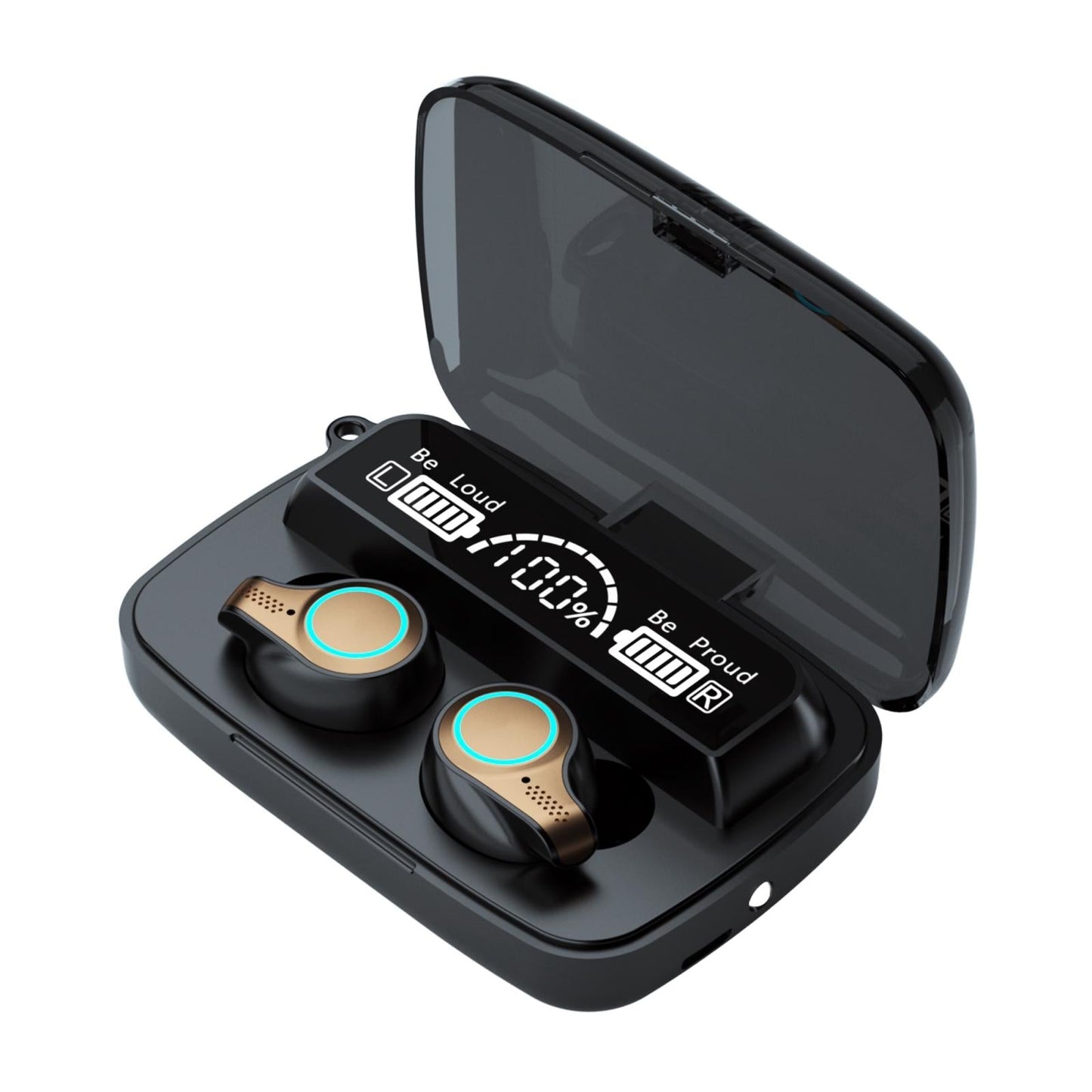 Waterproof Wireless Bluetooth 5.0 Earphones with Charging Box and Led Display