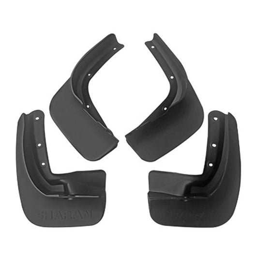 For Volkswagen Sharan 2012-2019 4Pcs / Set Car Auto Soft Plastic Splash Flaps Fender Guard