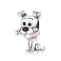 925 Sterling Silver Dog Beads For Diy Bracelets & Necklaces