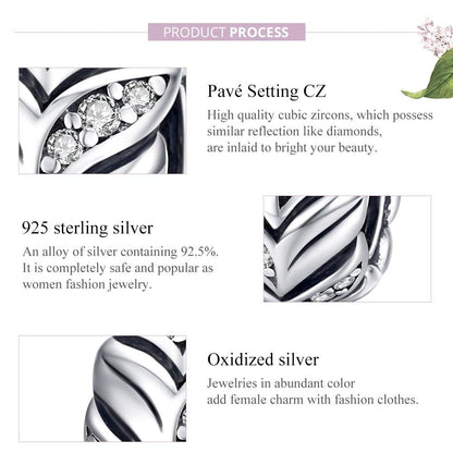 925 Sterling Silver Zircon Beaded Bracelet / Necklace Set