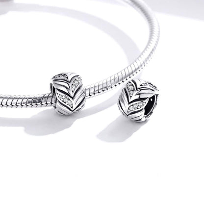 925 Sterling Silver Zircon Beaded Bracelet / Necklace Set