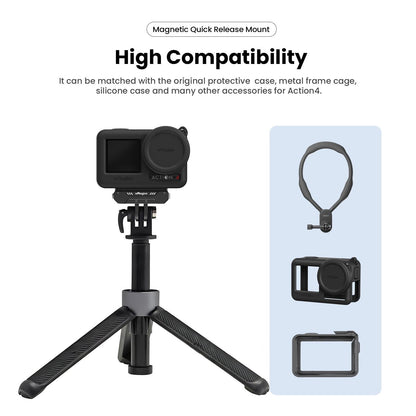 Quick Release Magnetic Camera Mount for Dji Action 4 / 3 - Amagisn