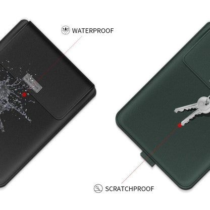 11 / 12 Inch 4-in-1 Computer Bracket Liner and Storage Bag - Green