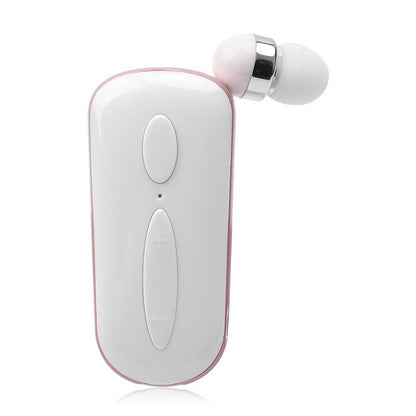 Wireless Bluetooth Earphone with Vibration Reminder and Clip - Black