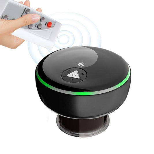 Smart Cupper With Light: Electric Heated Scraping Massage Tool - Black
