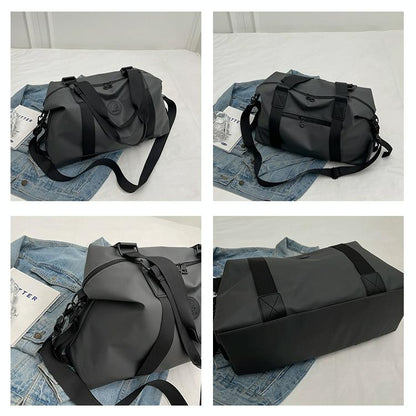 Travel-Ready Waterproof Sports Bag For Fitness - Black