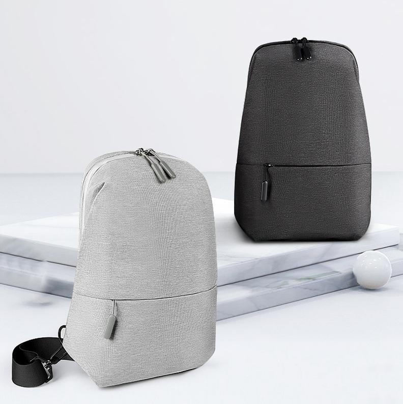 Adjustable Sports Chest Bag Lightweight & Versatile - Deep Grey