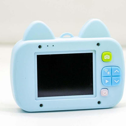 2.0 Hd Screen Wifi Children's Digital Camera with 12mp Cartoon Design and Fun Photography - 2 Screen Wifi Cartoon Design Fun Photography - Pink