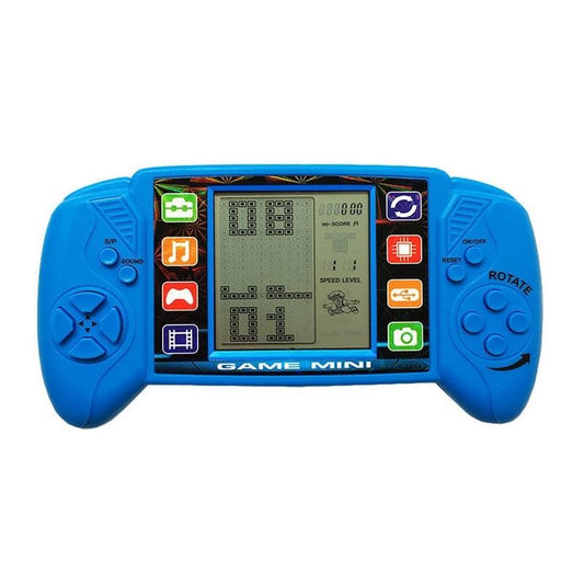 Kids Handheld Game Console With Large Screen - Electronic Toy - Blue