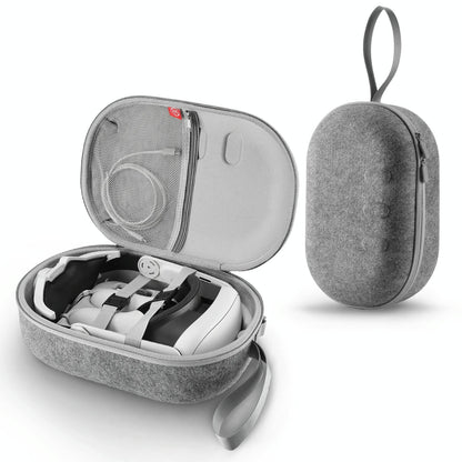 Protective Vr Storage Bag For Apple Vision Pro / Meta Quest 3 Glasses - Black