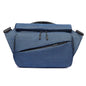 Waterproof Men Messenger Bag With Usb Charging Port Multifunctional Design - Dark Blue