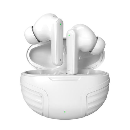 Wireless Noise-cancelling Earbuds with Charging Case - White