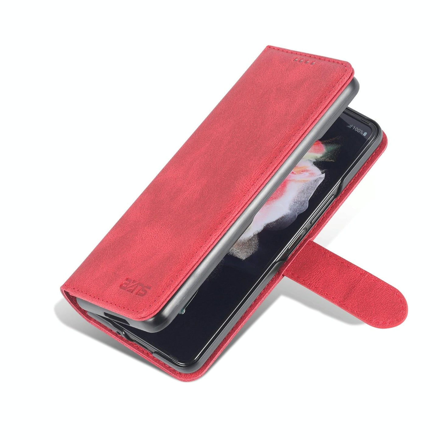 For Samsung Galaxy Z Fold4 5G Horizontal Flip Tpu Phone Case - Blue