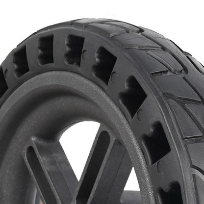 Shock-absorbing Honeycomb Tire for Xiaomi M365 Electric Scooter with 8.5 Rear Wheel - Black Hub