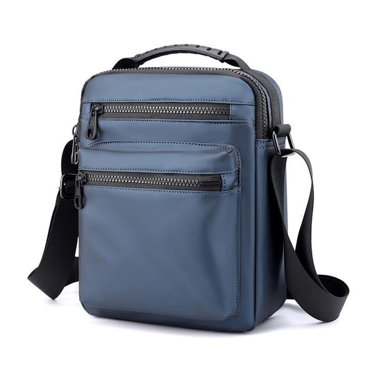 Men Oxford Cloth Crossbody Chest Bag Sporty And Versatile - Navy Blue