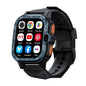 2.02 Inch Android 8.1 Full Network Wifi Card Bluetooth Smart Watch - Navy Blue