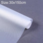 Waterproof Diamond Texture Cut off Cabinet Drawer Mat - 30x150cm - White