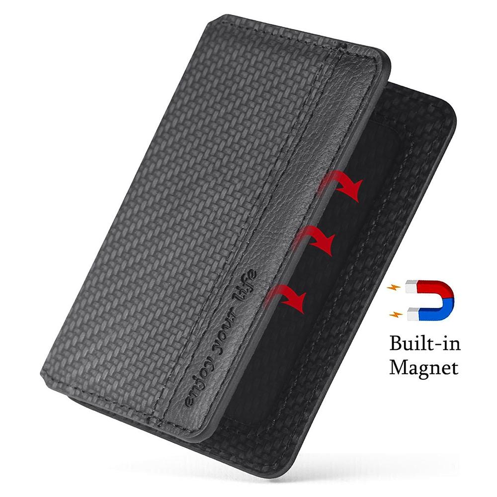 Universal Phone Card Holder With Bracket Multifunctional - Black