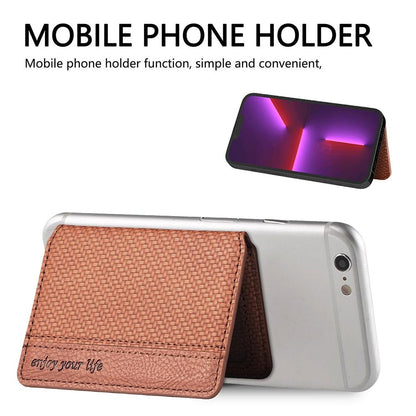Universal Phone Card Holder With Bracket Multifunctional - Black