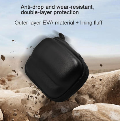 Portable Insta360 Go 3 Mini Body Bag with Carabiner - Black