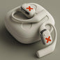 Wireless Earphones with App Control - Ear-mounted - White