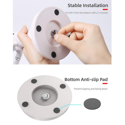 Desktop Stand for Dji Om 5 Mobile Gimbal - White