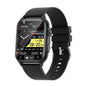 1.96 Inch Ips Screen Smart Watch Supports Bluetooth Calls / Blood Oxygen Monitoring - Black