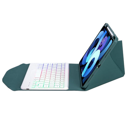Bluetooth Keyboard Leather Case For Ipad Pro 11 - Backlit With Pen Slot - Black