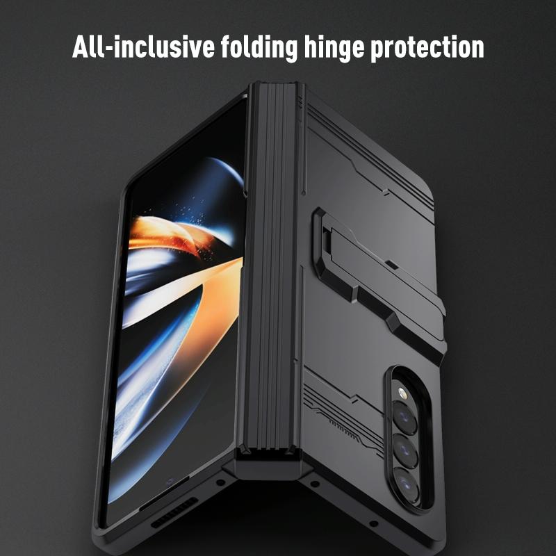 Anti-fall King Kong Phone Case for Samsung Galaxy z Fold 4 - Black