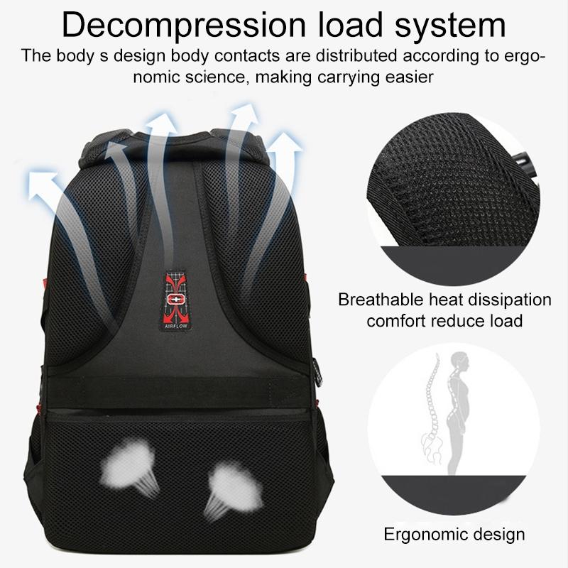 Waterproof Usb Backpack For Business Use - 18 Inch