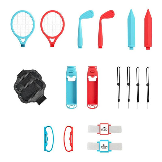18-in-1 Sports Set with Lightsaber Golf Racket and Grip
