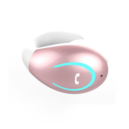 Ultra-light Wireless Earphone with Mic - Bluetooth 5.0 - Ear Clip - Stereo - White
