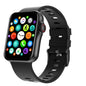 1.6 Inch Waterproof Smart Watch With Ips Colour Screen Sport Sleep Heart Rate Monitoring - Black