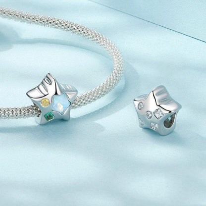 925 Sterling Silver Zircon Mini Star Bracelet