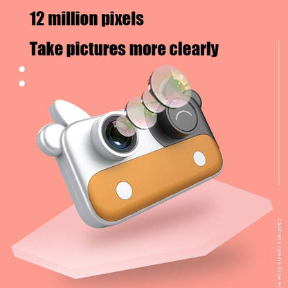 Mini Cartoon Digital Camera for Kids with Wifi - Red