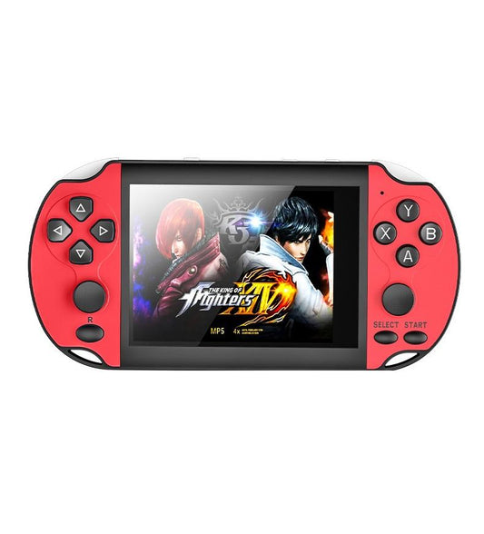 Large-Screen Handheld Game Console With Dual Joysticks - 3.5 Inch Hd - Red