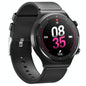 1.28 Inch Touch Colour Screen Smart Watch Black - Leather Black