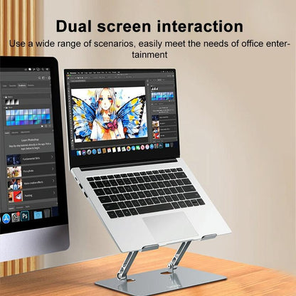Upgrade your Workspace with Lenovo Thinkplus Laptop Holder - Silver