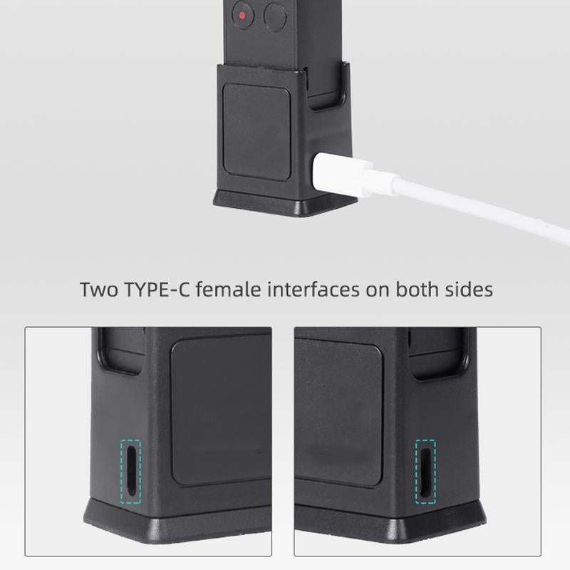 Desktop Charging Base for Dji Pocket 2 with Type-c Port and 1 / 4 Adapter