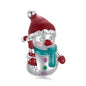 925 Sterling Silver Snowman Bracelet Beads