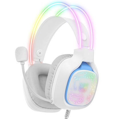 Colourful Light Gaming Headset With Mic 1.8M Cable - Black