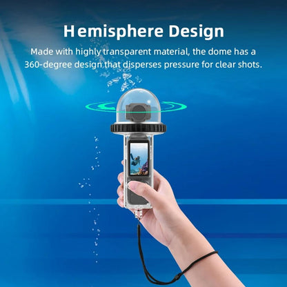 Waterproof Diving Housing For Dji Pocket 3 - 40M Depth - Transparent Handle