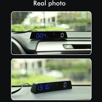Usb Powered Hd Vehicle Altitude Meter Hud Display - Blue White