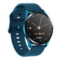 1.28 Inch Tft Colour Screen Ip67 Waterproof Smart Watch Support Body Temperature Monitoring / Sleep Monitoring / Heart Rate Monitoring - Blue