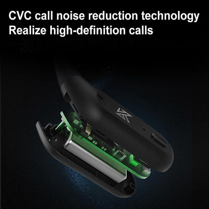 Wireless Bluetooth Module for Headset - Qualcomm 5.2 - Black Earhook