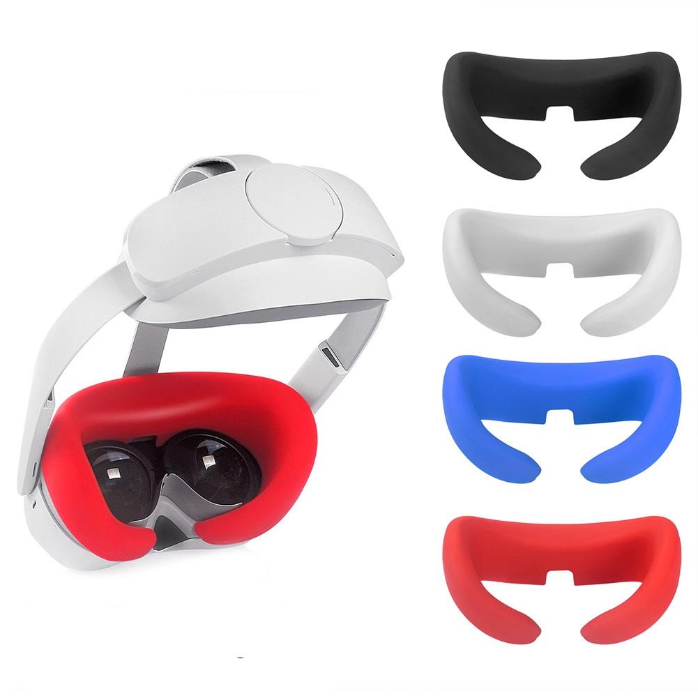 Comfortable Silicone Vr Eye Mask For Pico Neo 4 - Black