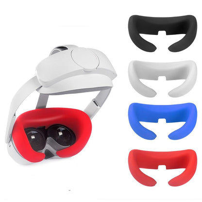 Comfortable Silicone Vr Eye Mask For Pico Neo 4 - Black