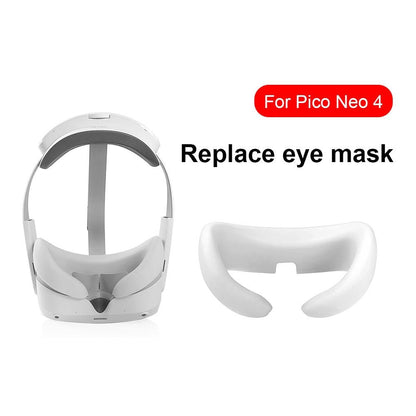 Comfortable Silicone Vr Eye Mask For Pico Neo 4 - Black